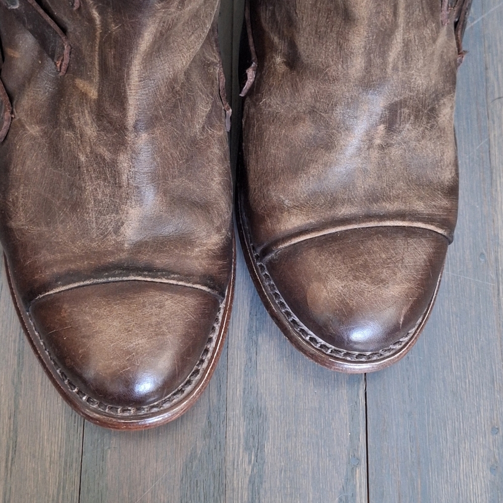 Freebird Circle Brown Leather Boots NWOT 8 - Picture 3 of 11